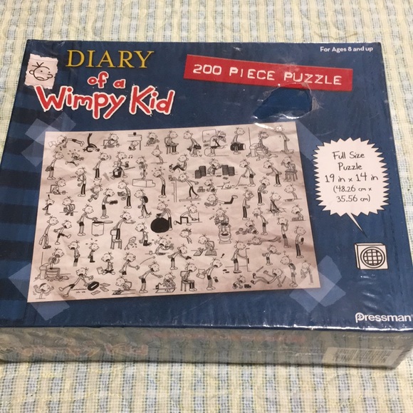 Pressman | Toys | Diary Of A Wimpy Kid 20 Piece Puzzle New Factory ...